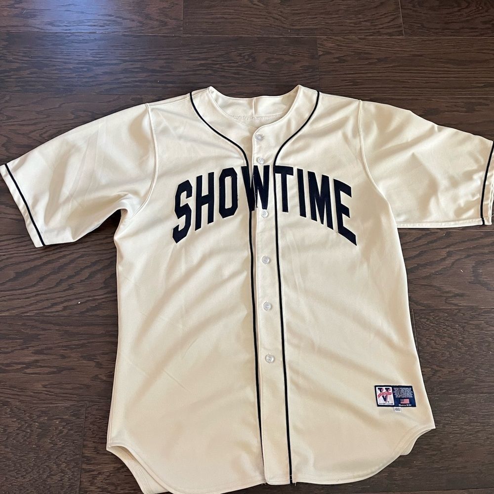 Sewn #10 SHOWTIME promotional made in USA baseball team jersey 46 Large men’s